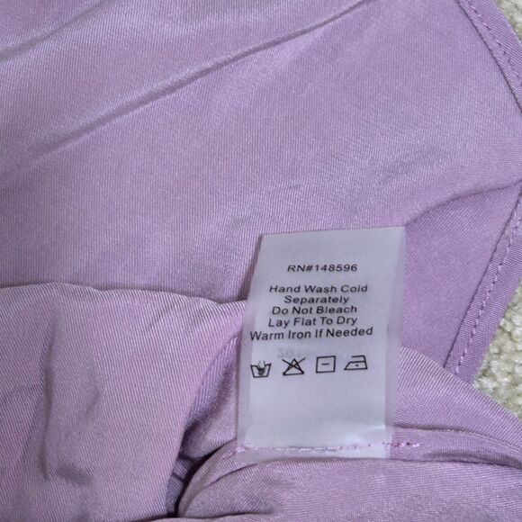 Universal Standard Dalia Mixed Media Merino Wool Cupro Top Women Elderberry 4XS - Picture 12 of 14